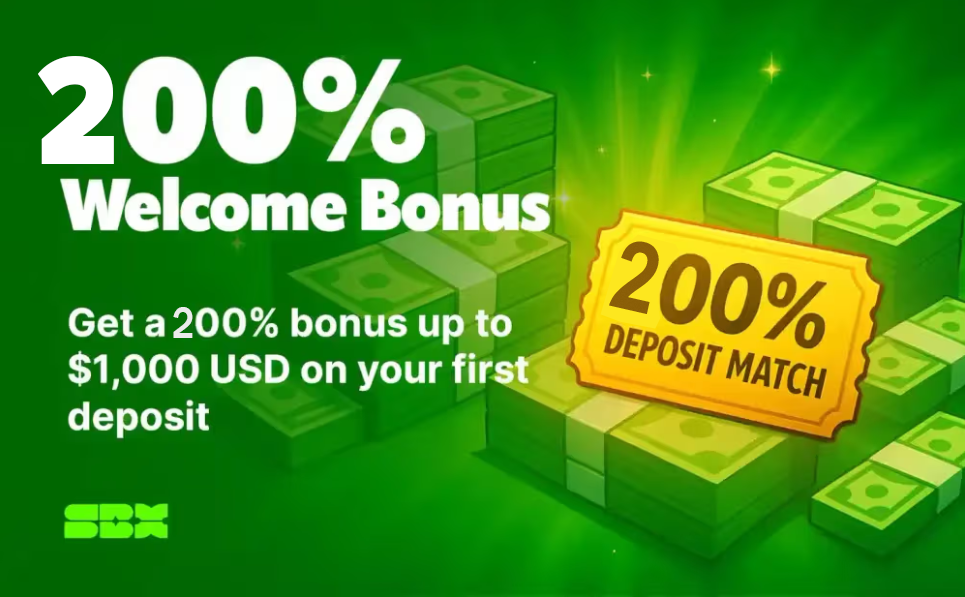 200% Welcome Bonus!